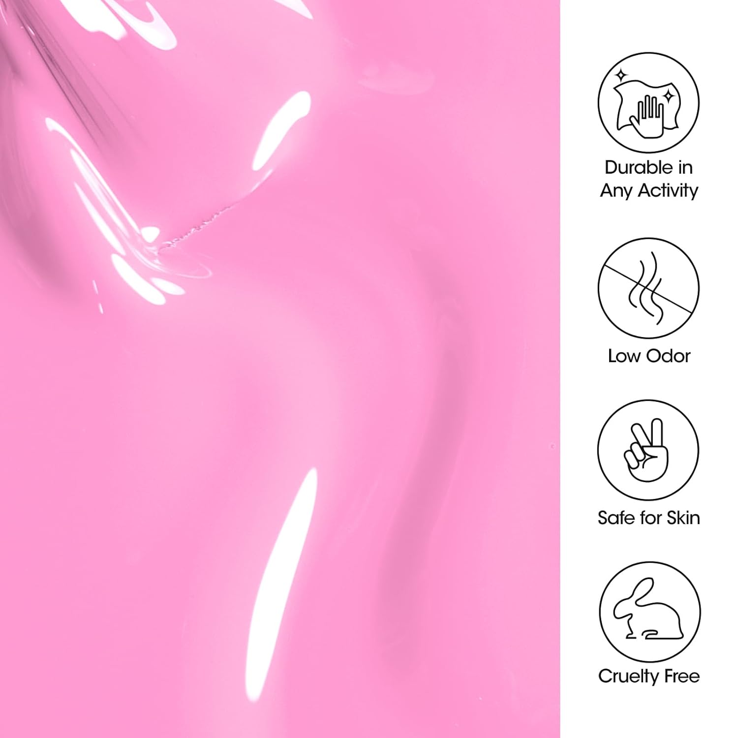 Gellen Pink Gel Nail Polish, 18ML 1Pc Pink Purple Gel Polish Soak off UV LED Nail Lamp Pink Nail Polish for Spring Summer Salon DIY Nail Art Manicure at Home Holiday Gift for Women, 0.61 Fl Oz-Velvo Beauty