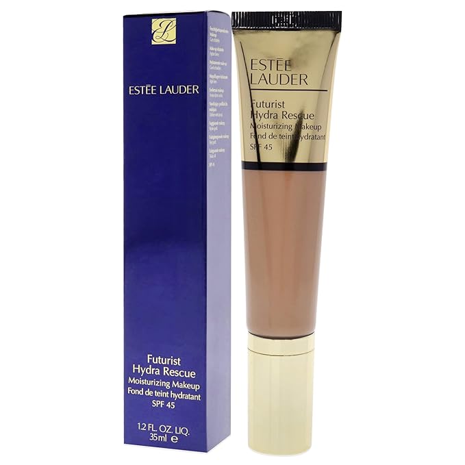 Estée Lauder Futurist Hydra Rescue Moisturizing Foundation SPF 45, 12 Hour Glow, 1.2 oz., 3N1 Ivory Beige-Velvo Beauty