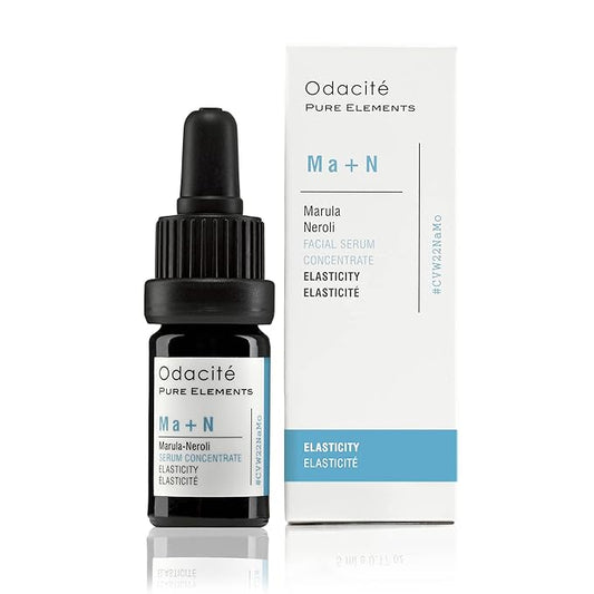 Odacité Anti Aging Serum Concentrate with Marula + Neroli, Elasticity Glow Recipe - Facial Oil for Hydration, Skin Texture & Visibly Smoother and More Supple Skin, 0.17 fl. oz-Velvo Beauty