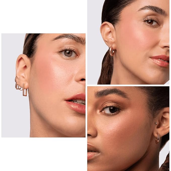 Makeup Powder Blusher - "Mixed Emotions" - 4g / 0.141oz - Pigmented, Buildable, Lightweight Powder Blush for a Radiant, Healthy, Natural Glow. Versatile Shades - Pink - Shimmer finish.-Velvo Beauty