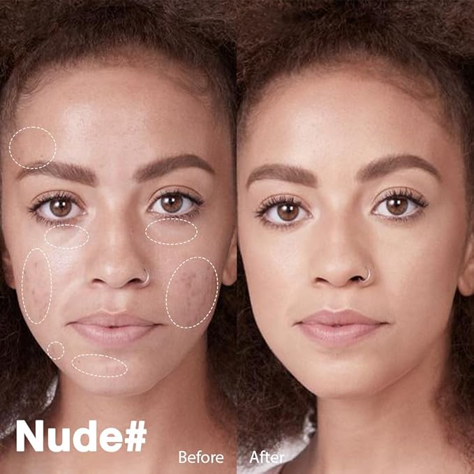 Pro Under Eye Full Coverage Liquid Concealer to Cover Dark Circles, Scars,Redness,Spots,Fine Lines,Corrector Anti-Aging Natural Finish, Moistening Smooth Cream,Waterproof 0.4 * 2 fl oz-Beige+Nude-Velvo Beauty