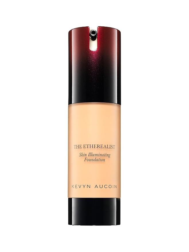 Kevyn Aucoin The Etherealist Skin Illuminating Foundation, EF 05 (Light) shade: Comfortable, shine-free, smooth, moisturize. Medium to full coverage. Makeup artist go to. Even, bright & natural look.-Velvo Beauty