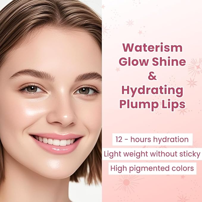 CATKIN Glossy Lip Balm Ultra Hydating Glow Lip Tinted Jelly Plump Melting Balm Shea Butter Repair Soothing For Dry Lips Dewy Finished 0.12 oz C04 PEONY-Velvo Beauty