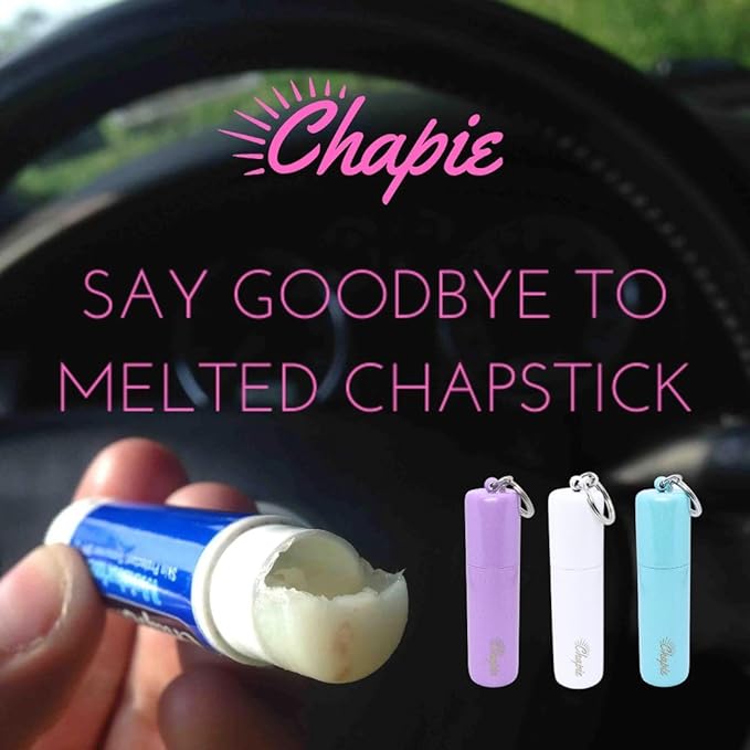 OG | Vacuum Insulated Lip Balm Keychain Holder, Prevents Melting & Messes | 3-Pack (Bubble Gum)-Velvo Beauty