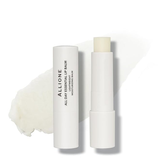 All Day Essential Lip Balm 01 Pure | Non-Color Natural Gloss Balm, Moisturizing Lip Care, Deep Nourishing Plant-Based Chapstick, Lasting Hydration Lip Butter for Dry Cracked Chapped Lips-Velvo Beauty