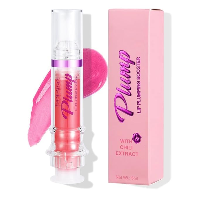 Glossy Finish Lip Glow Oil,Lip Plumping Booster Plump,Hydrating, Volumizes & High-Shine Lip Plumping Mirror Lip Glaze Lip Makeup,Lip Enhancer for Fuller, Lip Mask, Hydrating& Reduce Fine Lines (003#)-Velvo Beauty