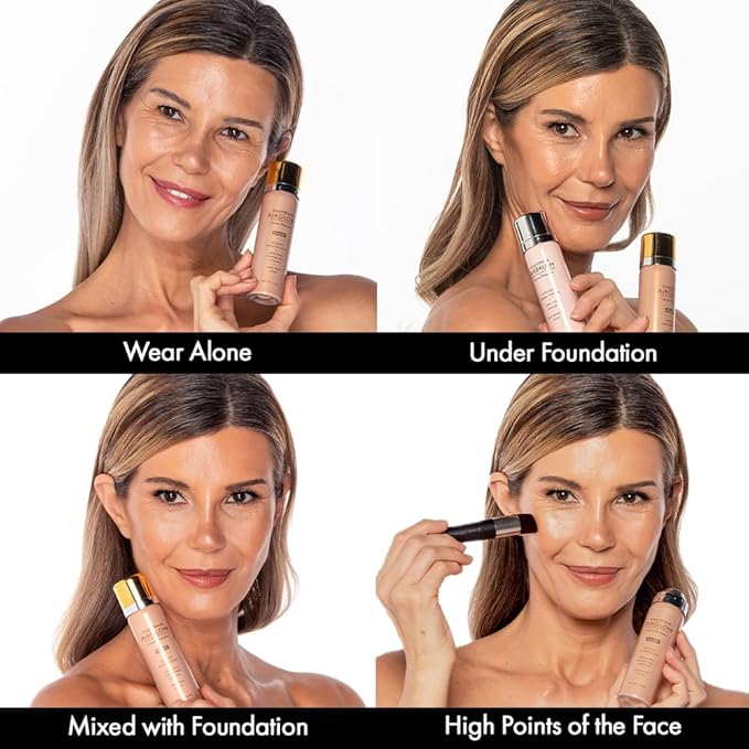 Jerome Alexander MagicMinerals AirGlow Tinted Highlighting Night Mist, Illuminating Airbrush Tinted Moisturizer Spray | 2PC | Bronze Glow-Velvo Beauty