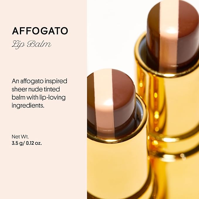 Winky Lux Affogato Tri-Color Tinted Lip Balm – Hydrating Lip Care with Jojoba Oil & Vitamin E, Sheer Nude Tint, Vanilla Coffee Scent, Moisturizes and Softens Dry Lips-Velvo Beauty