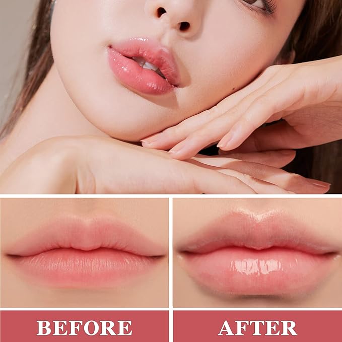 Lip Plumper Lip Gloss,Lip Maximizer Balm Plumper Lip Plumping Serum,Heathly Lip Moisturizer Enhancer Hydrated Lips,Reduces Improves Dry Lip Lines Lip Plumping Gloss Lip Extreme Volume-Velvo Beauty