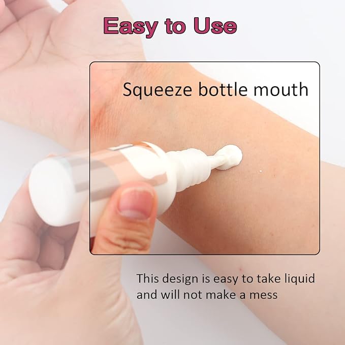 Depvision Liquid Latex 3 Colors Set White Fresh Clear Color For Special Effects Wound Waterproof Professional Makeup Artist Skin Illustrator SFX Monster Zombie (60ml * 3 color)-Velvo Beauty