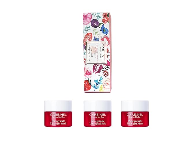 Lip Sleeping Mask Pomegranate 5g (3 Set) - Korean Beauty lips all day long, Lip gloss-Velvo Beauty
