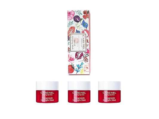 Lip Sleeping Mask Pomegranate 5g (3 Set) - Korean Beauty lips all day long, Lip gloss-Velvo Beauty