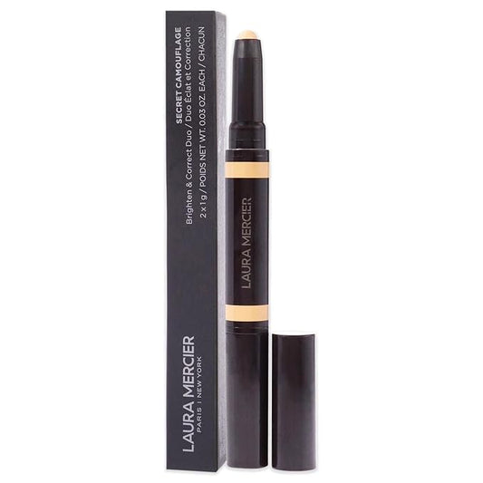 Laura Mercier Secret Camouflage Concealer Duo Stick - 3W Medium with Warm Undertones Women 2 x 0.3 oz-Velvo Beauty