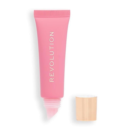 Revolution Beauty, Juicy Peptide Lip Balm, Hydrating & Plumping Lip Balm with Sheer Color, Infused with Vitamin E & Peptides, Pink Strawberry, 0.27 Fl. Oz-Velvo Beauty