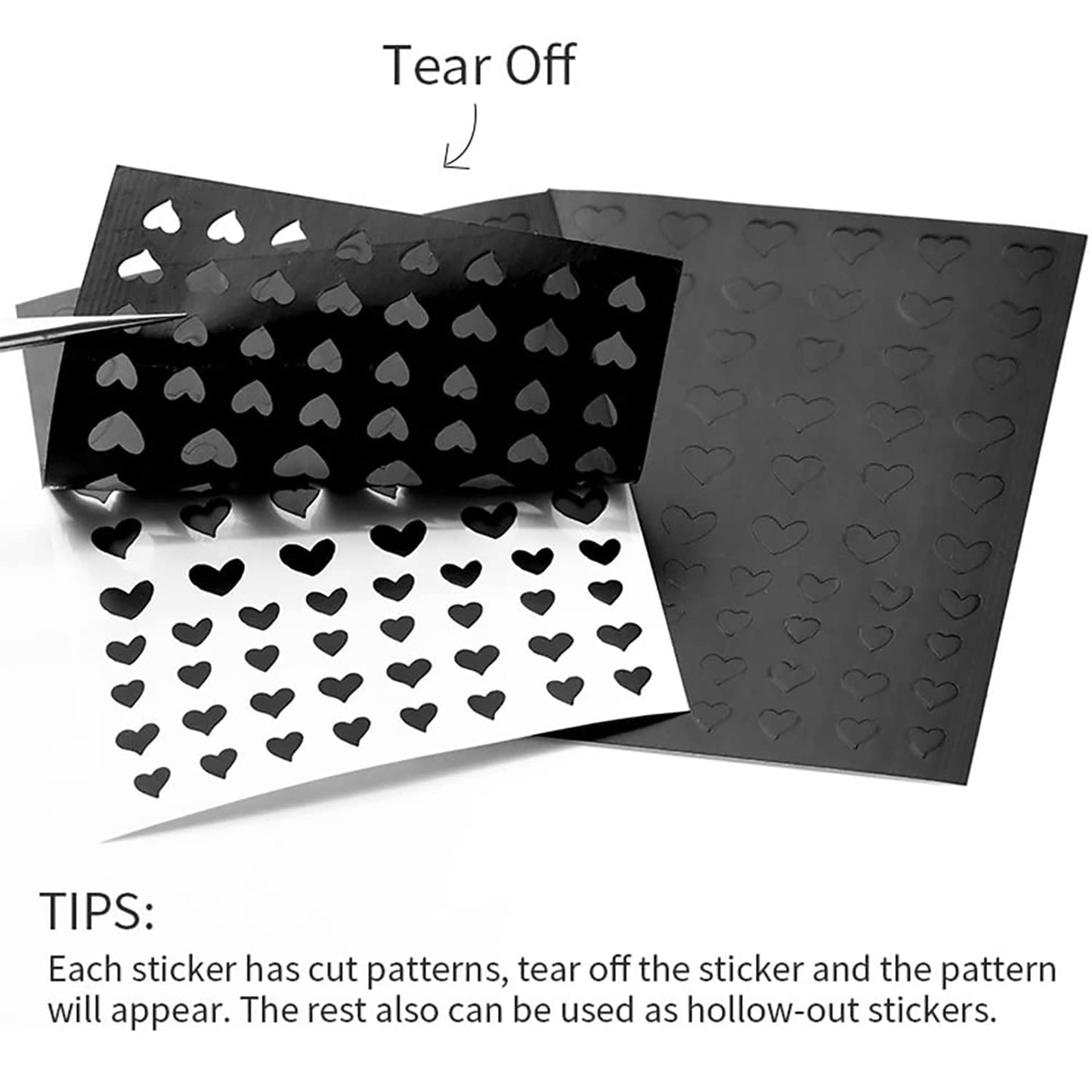 SILPECWEE 17 Sheets Airbrush Stencils for Nails French Tip Nail Guide Nail Design Stickers Bear Butterfly Heart Star Nail Art Stickers Decals Printing Template Tool Manicure Strips Nails Decoration-Velvo Beauty