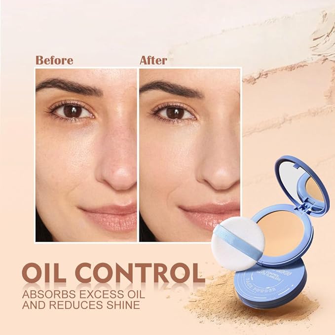 Pressed Matte Face Powder Makeup & Setting Powder for Poreless Wrinkle Blurring Contour Concealer Finishing,Lightweight,High Coverage,Shine Control, N.W 10g (02#)-Velvo Beauty