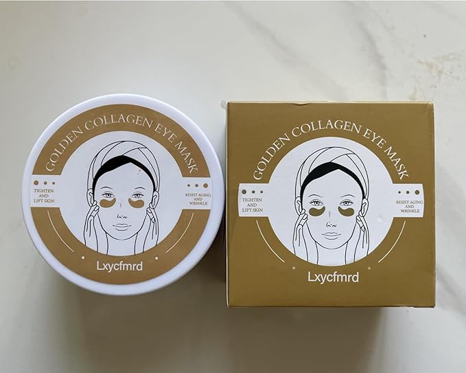 24K Gold Under Eye Masks, Eye Masks for Dark Circles, Anti Wrinkle Under Eye Gel Pads, Eye Mask for Puffy Eyes, Skincare | 60 Pieces/30 Pairs-Velvo Beauty