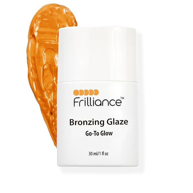 Frilliance Hydrating Go-To Glow, Bronzing Glaze Drops, Cruelty-Free Hypoallergenic for Teens of All Skin Types, 30 ml / 1 fl oz-Velvo Beauty
