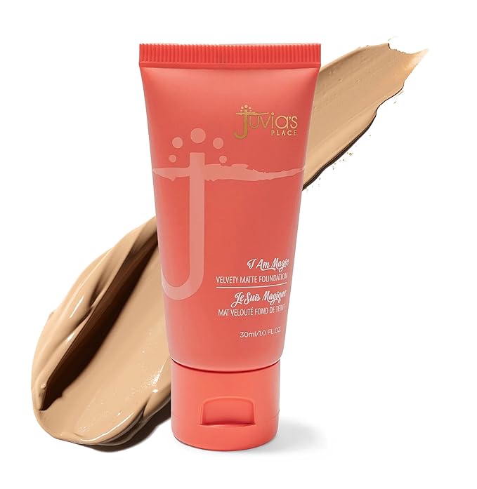 Juvia's Place I Am Magic Velvety Matte Liquid Foundation 650 - Alexandria - Light w/Neutral Undertone, Makeup Foundation Full Coverage, Lightweight, Long Wear, Velvety Matte Finish-Velvo Beauty