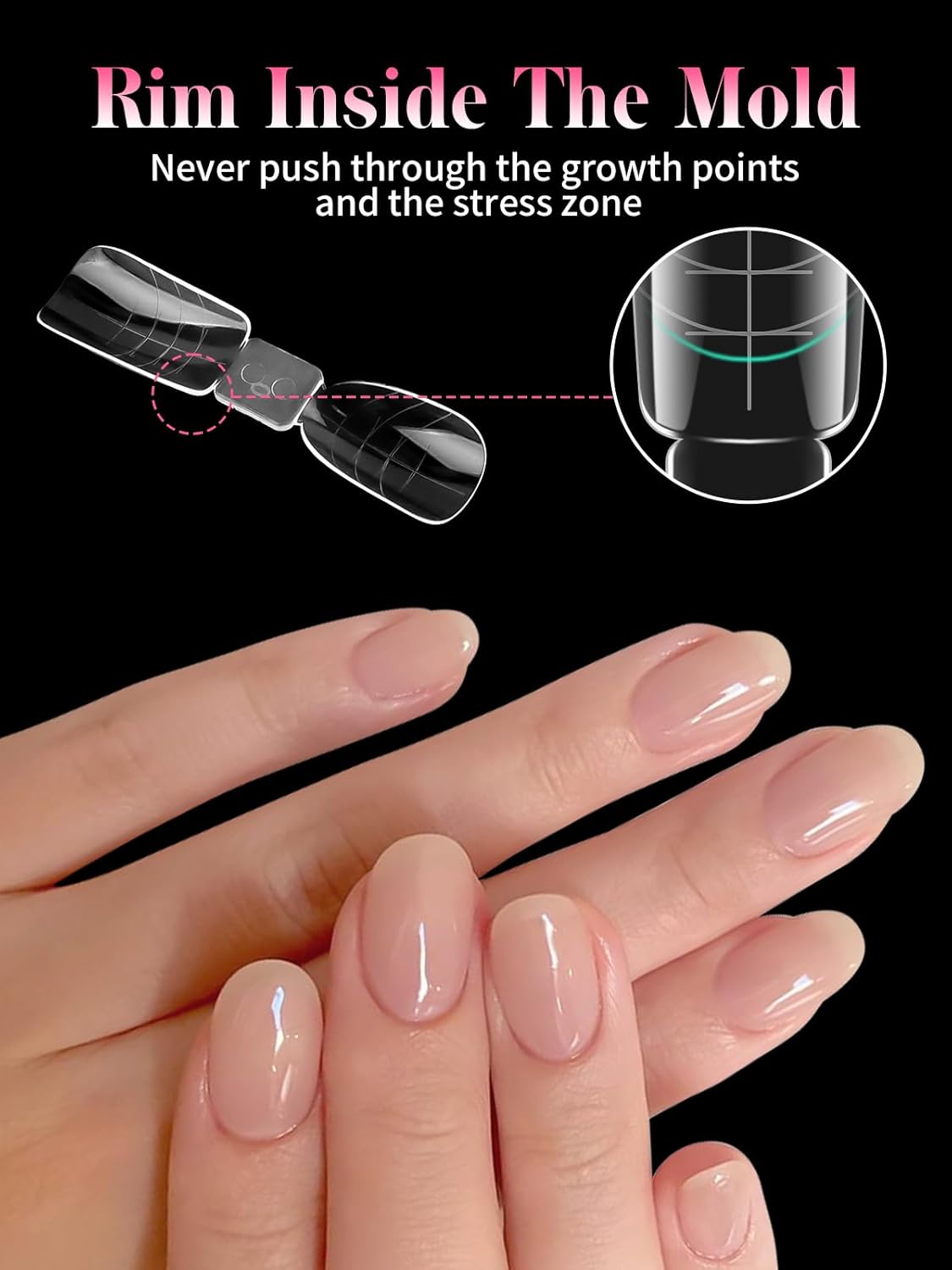 EBANKU Dual Nail Forms for Poly Extension Gel, 120 PCS 2 In 1 Nail Molds Reusable Nail Extension Forms for Builder Gel Manicure Design Salon DIY-12 Sizes-Velvo Beauty