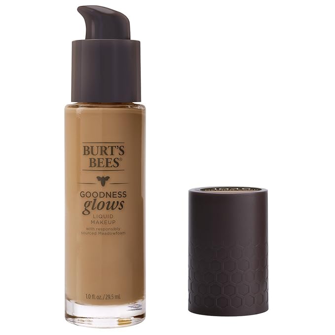 BURTS BEES Medium Sand Goodness Glows Liquid Makeup, 1 FZ-Velvo Beauty