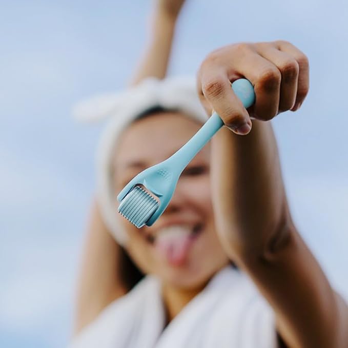 ROSELYNBOUTIQUE Microneedles Derma Roller for Hair Beard Facial Skin Men Women-Velvo Beauty