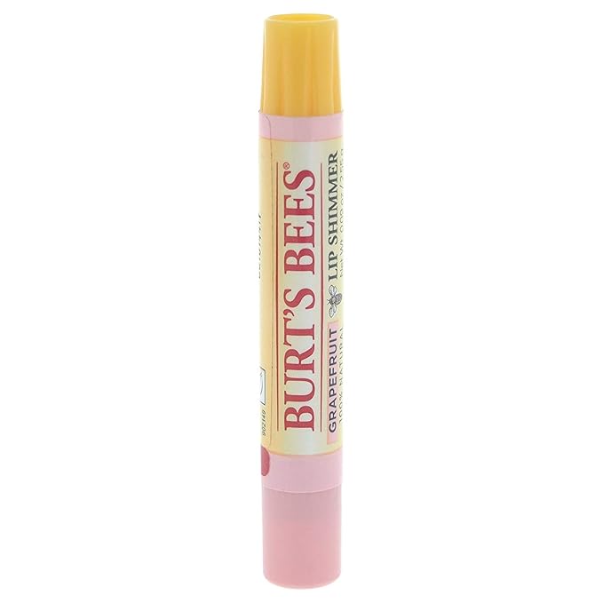 Burt's Bees Lip Shimmer, Grapefruit 0.09 Ounce (Pack of 4)-Velvo Beauty