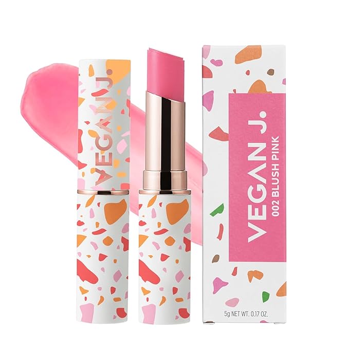 Lip Balm – Long-Lasting Hydration with Natural Color – Korean Beauty, Oasis Plant Complex, Silicone-Free, Vegan & Cruelty-Free Lip Care (002 Blush Pink)-Velvo Beauty