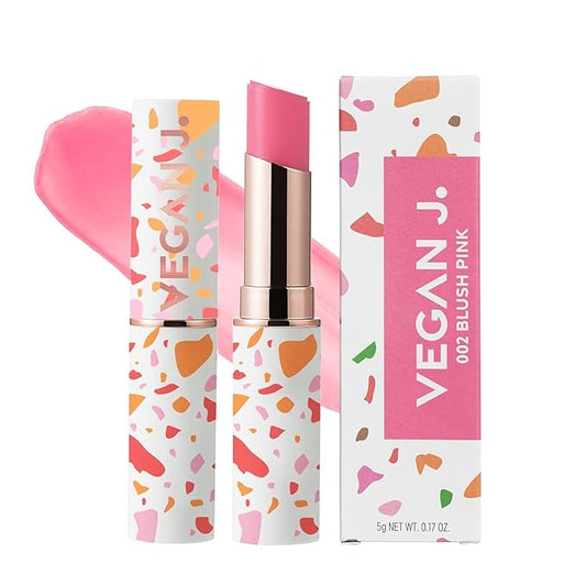 Lip Balm – Long-Lasting Hydration with Natural Color – Korean Beauty, Oasis Plant Complex, Silicone-Free, Vegan & Cruelty-Free Lip Care (002 Blush Pink)-Velvo Beauty