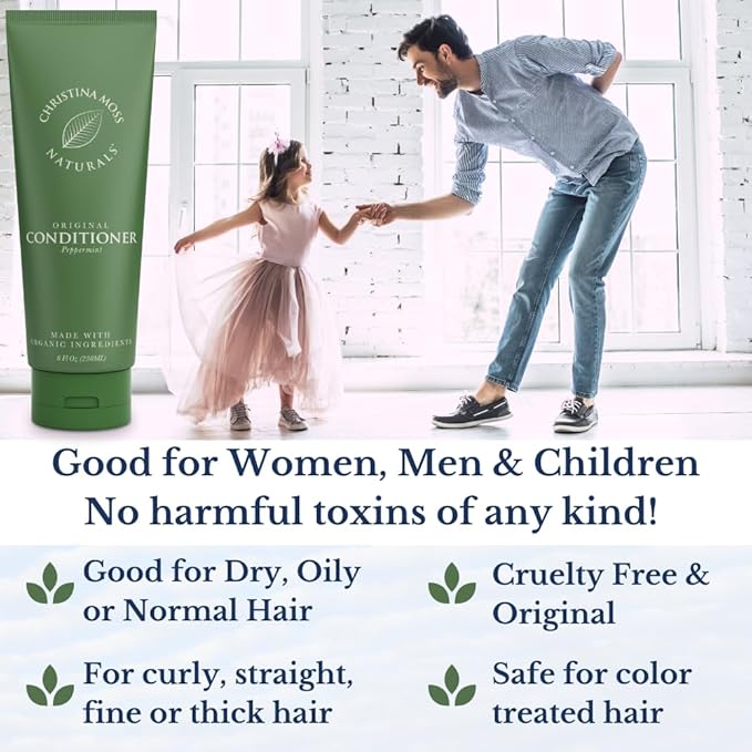 Christina Moss Naturals Conditioner Organic and Natural Ingredients, No Silicones, No Parabens-Velvo Beauty