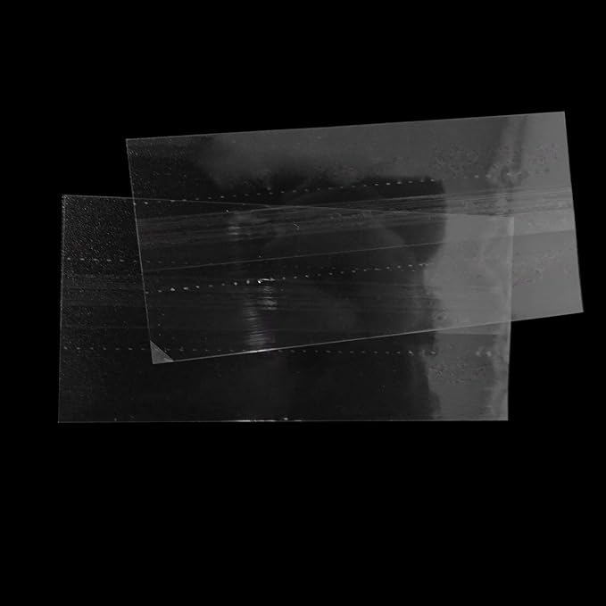 Honbay 200PCS Clear PVC Heat Shrink Wrap Bands for Lip Balm Tubes Chapstick Lip Balm-Velvo Beauty