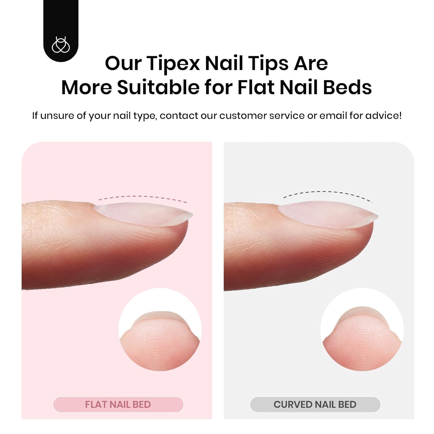 Beetles Tipex Instant Apex Nail Tips, Medium Oval Almond Acrylic Nails 192 Pcs Pre-Building Pre-Etched Thicker Gel Nail Tips - 16 Sizes Strong Full Cover False Nail-Velvo Beauty