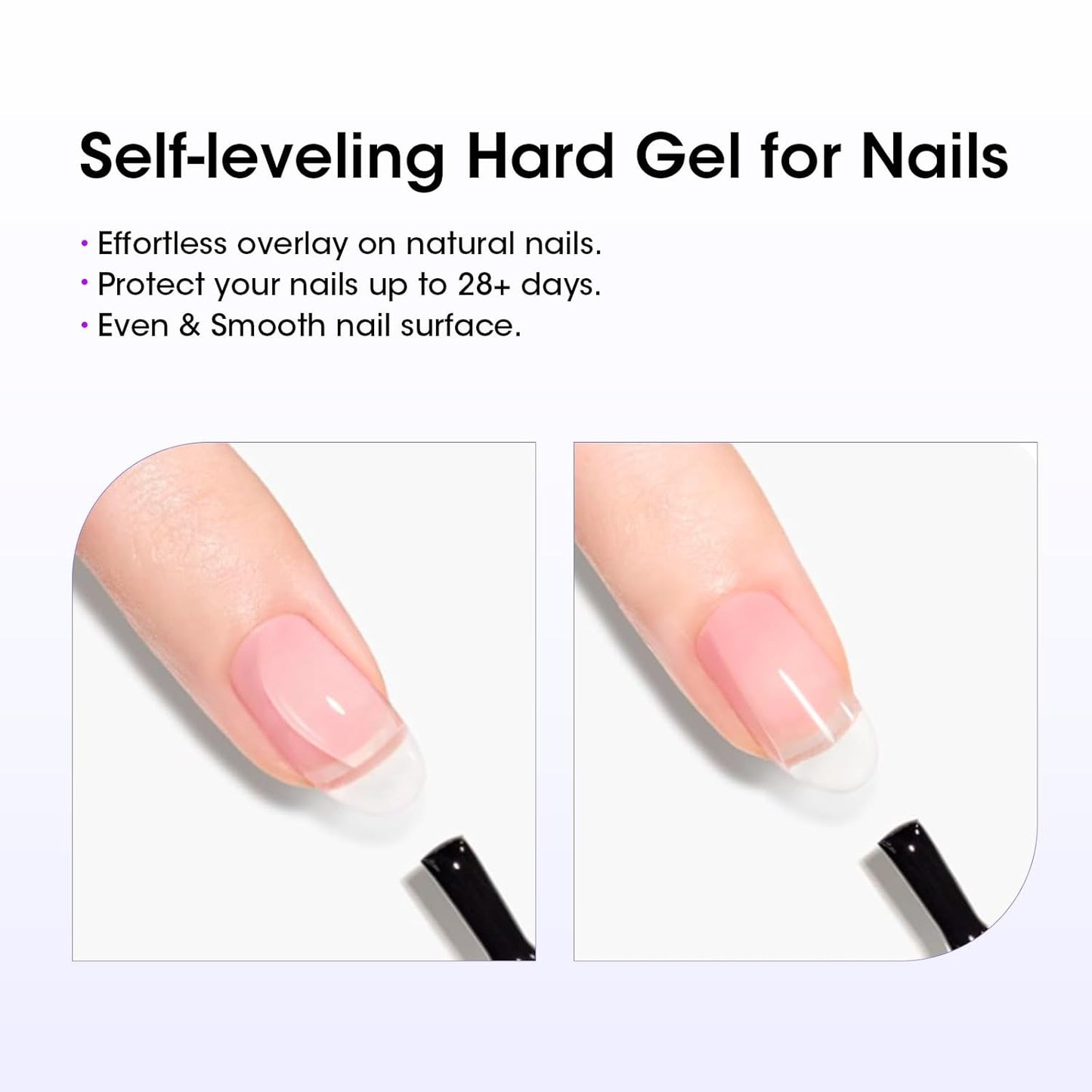 Gellen 100ml Builder Gel for Nails Clear, Strengthener Gel Color Hard Builder, Nail Apex Building Soak off Long Lasting U V Nail Gel-Velvo Beauty