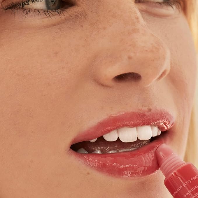 Lanolips Fruity Jellybalm, Watermelon - Tinted Lip Balm to Deepen, Brighten & Enhance - Moisturizing Lanolin Lip Balm & Lip Gloss for Everyday Lip Care (10g / 0.35oz)-Velvo Beauty