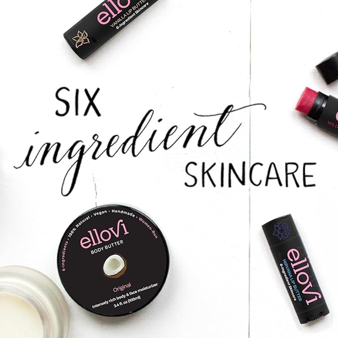 Natural Lip Butter Lip Balm - Nirvana - Pure Enough to Eat - Made With Just 6 Vegan Ingredients - Moisturizing Lip Care for All Day Hydration-Velvo Beauty