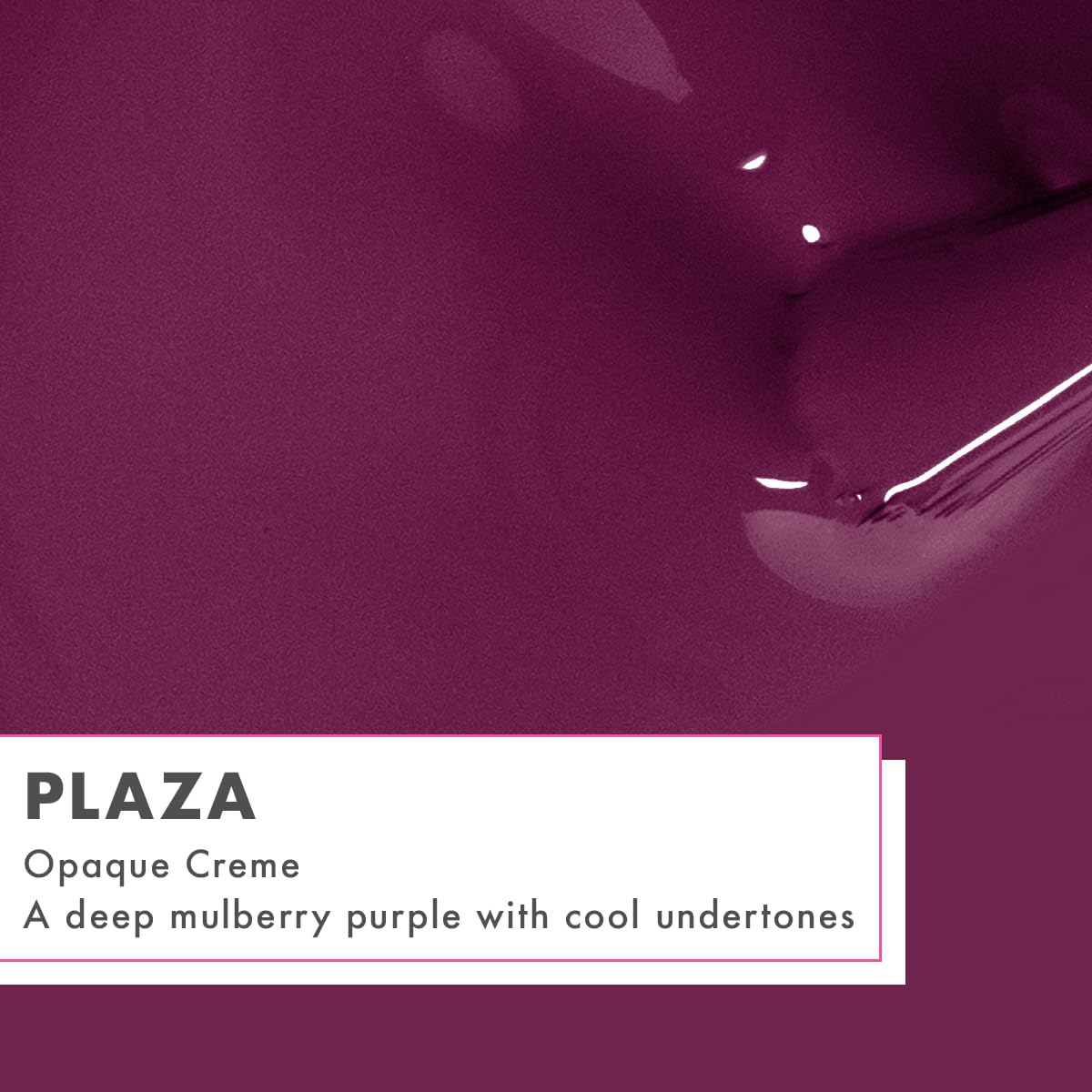 Olive & June Gel Polish | UV LED Nail Lamp Needed | Long Lasting Formula | Up to 21 Days of Wear | Damage-Free Removal | Salon-Quality Manicure, Pedicure at Home | Plaza | Mulberry Purple-Velvo Beauty