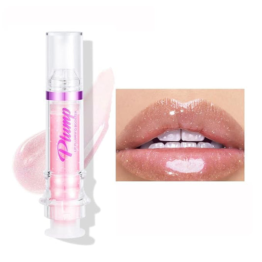 Lip Plumper Gloss,Natural Spicy Lip Plumping Booster Moisturizing Hydrating Lip Plumping Oil and Lip Care Serum for Women Girls(#2)-Velvo Beauty