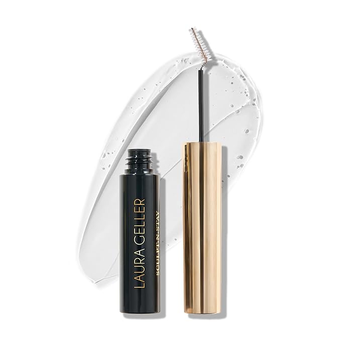 LAURA GELLER NEW YORK Sculpt-n-Stay Clear Brow Gel - Eyebrow Setting Gel - Shapes and Sculpts - Non-Sticky Formula-Velvo Beauty