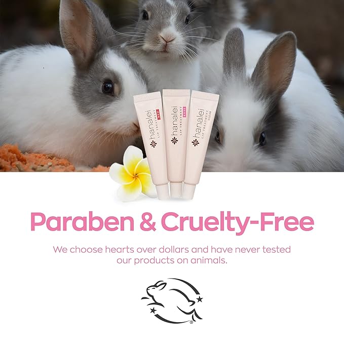 Hanalei Hydrating Lip Treatment Balm – Cruelty-Free, Paraben-Free Moisturizer for Severely Dry, Chapped Lips – Kukui Oil, Shea Butter & Grapeseed Oil –Multi Colored Tint, Travel-Size 3-Pack (5ml X 3)-Velvo Beauty