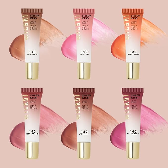 Milani Cheek Kiss Liquid Blush Makeup - Blendable & Buildable Cheek Blush, Lightweight Liquid Blusher and Cheek Color (Cheeky Coral)-Velvo Beauty