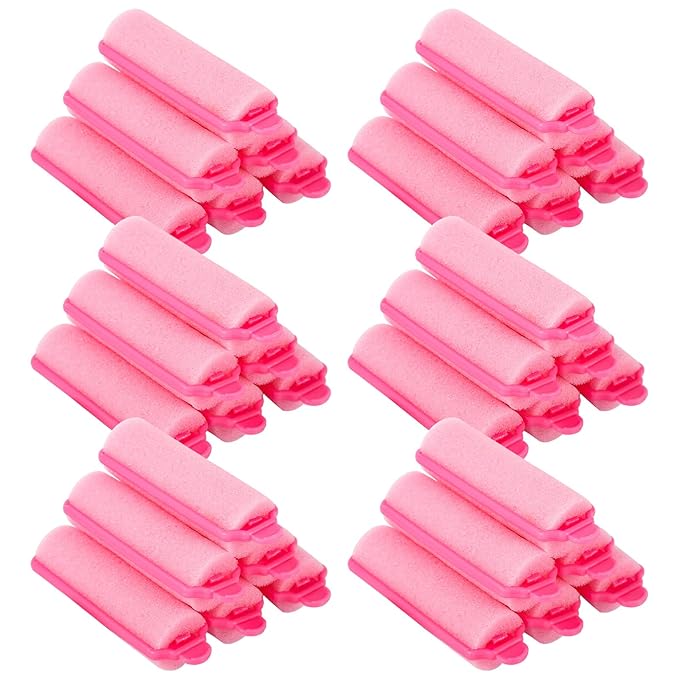 Pengxiaomei 36Pcs Foam Sponge Hair Rollers, 2.4 Inch Hair Curlers to Sleep In, Soft Hair Curlers for Curls Style, Heatless Hair Curler-Velvo Beauty