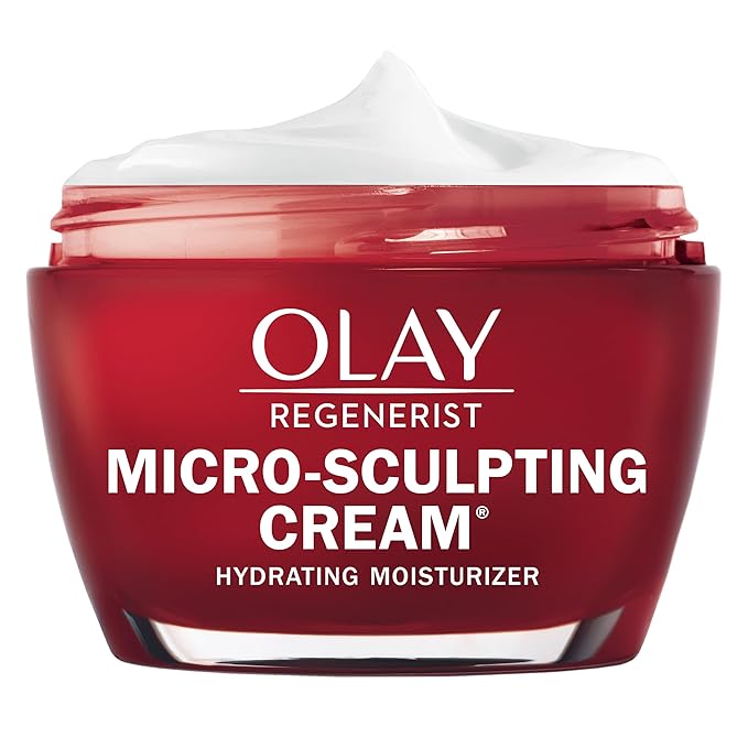 Olay Face Moisturizer, Regenerist Micro-Sculpting Facial Cream for Women - Instant Hydration, Anti-Aging, Anti-Wrinkle, Firming Skin Care - Hyaluronic Acid, Niacinamide, Amino Peptides, 1.7 Oz-Velvo Beauty