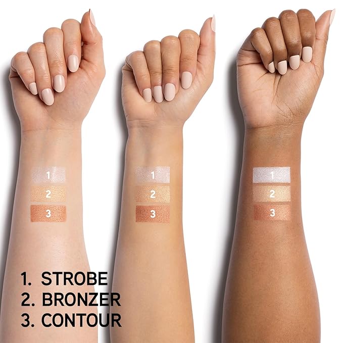 Physicians Formula Highlighter & Contour Powder Palette, Shimmer Strobing,-Fragrance Free, Paraben Free, Gluten Free, Dermatologist Tested-Velvo Beauty