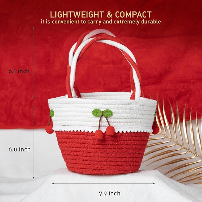 Spa Gifts for Women, Cherry & Berry Spa Gift Set for Teenage Tote Bag, Shower Gel, Hand & Body Lotion, Hitrees Birthday for Best Friend Woman, Mom, Mothers Day-Velvo Beauty