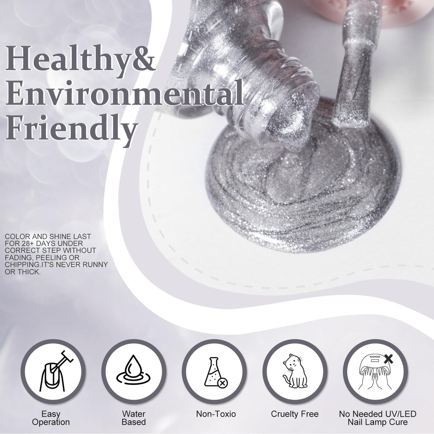 Major Dijit Quick Dry Nail Polish Quick Pink Summer Nail Lacquer for Nail Art Regular Nail Polish 0.41 fl oz.-Velvo Beauty