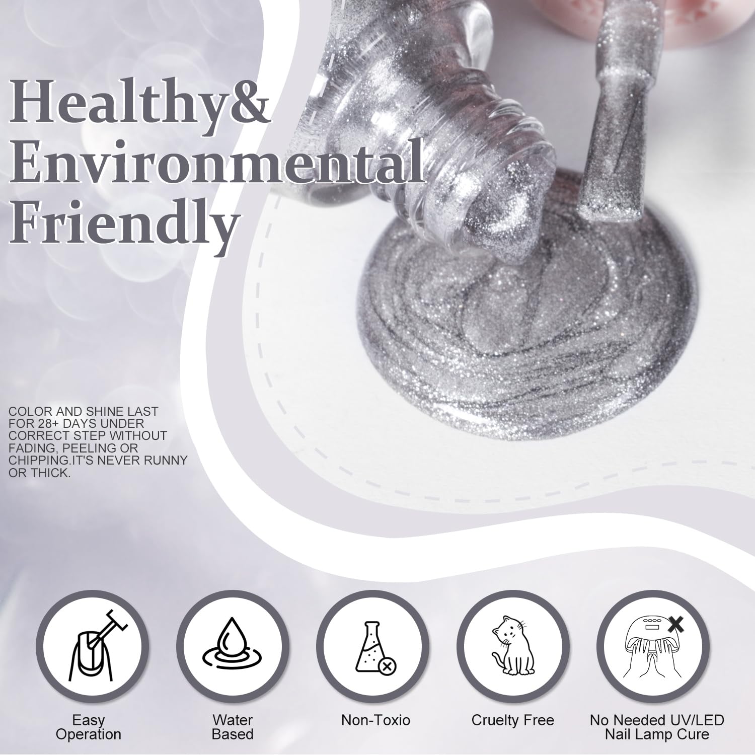 Major Dijit Quick Dry Nail Polish Quick Pink Summer Nail Lacquer for Nail Art Regular Nail Polish 0.41 fl oz.-Velvo Beauty