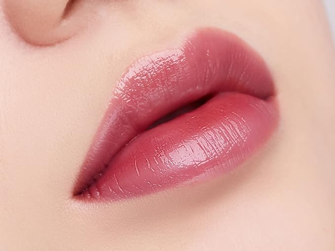 JUNG SAEM MOOL LIP-PRESSION Glow Lasting Tint 0.14 Fl Oz, Water-In-Oil Gloss Tint for Hydrated, Plump Lips, Non-Sticky Comfortable Fit for Radiant Lip Stain, Korean Lip Makeup (Pinky Mauve)-Velvo Beauty
