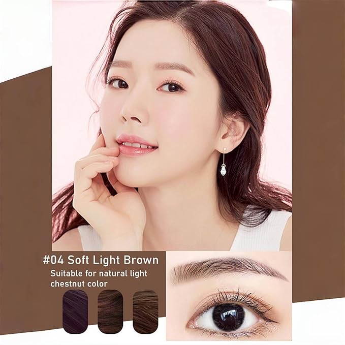 Eyebrow Pencils for Women Brown,Soft Brown Eyebrow Pencil Waterproof Smudgeproof,Ultra-Precise Tip Long-Lasting Micro Brow Pencil for Natural Looking Eyebrows,Built-In Brush,04 Soft Light Brown.-Velvo Beauty