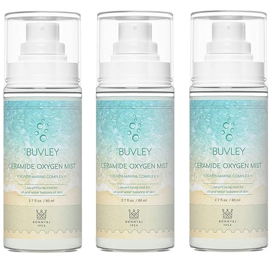 Ceramide Oxygen Face Mist | Low pH, Vegan, Cruelty Free | Hydrating Refreshing Soothing Facial Mist Spray with Antioxidants 2.7 Fl Oz (3)-Velvo Beauty