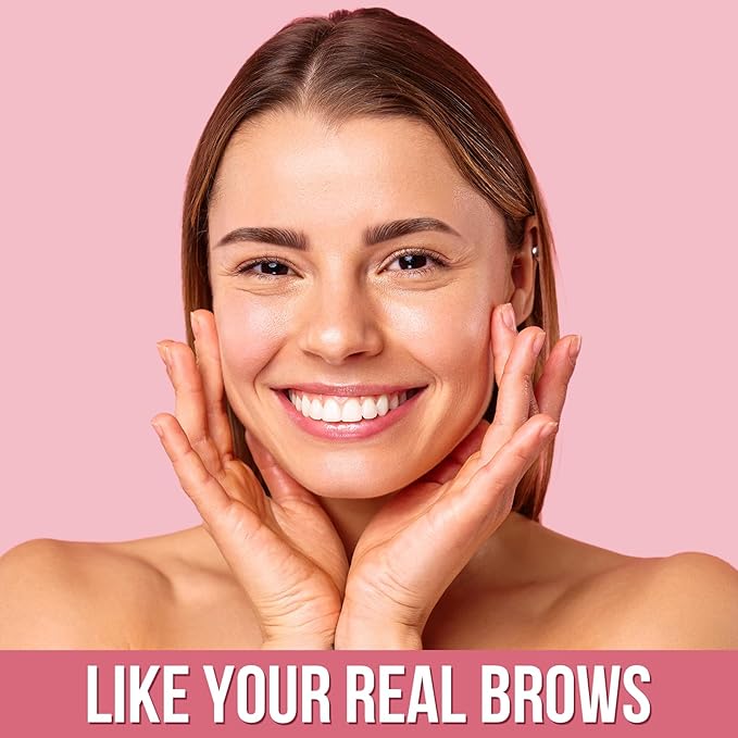 Eyebrow Pen - Microblading eyebrow pencil with Micro-Fork Tip & Precision Tip for Natural Brows, Eyebrow Pencils for Women, Dual-Ended Brow Brush, Waterproof, Light Brown-Velvo Beauty